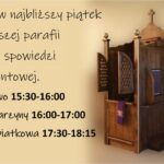 Spowiedź adwentowa w naszej parafii